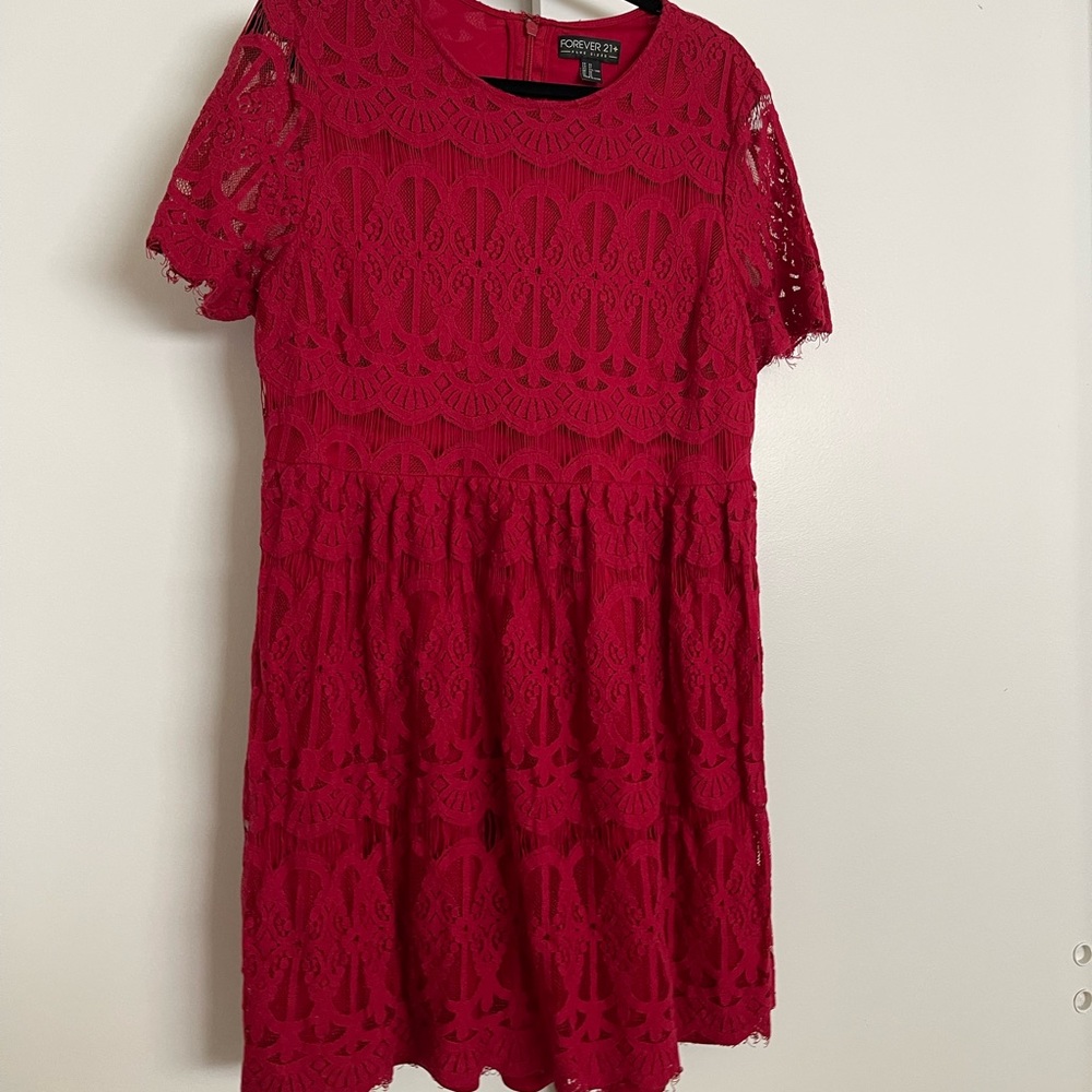 Red Lace Dress